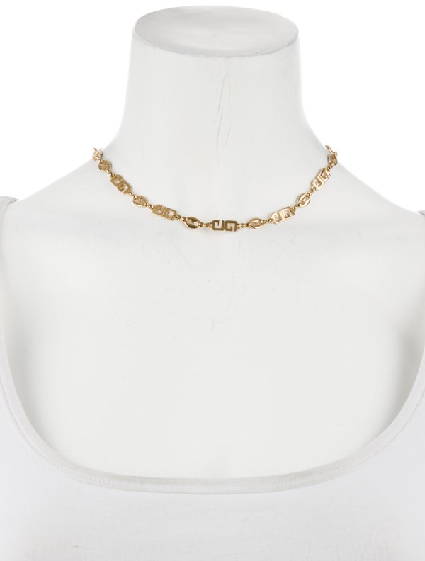 Givenchy Vintage GG Chain Necklace