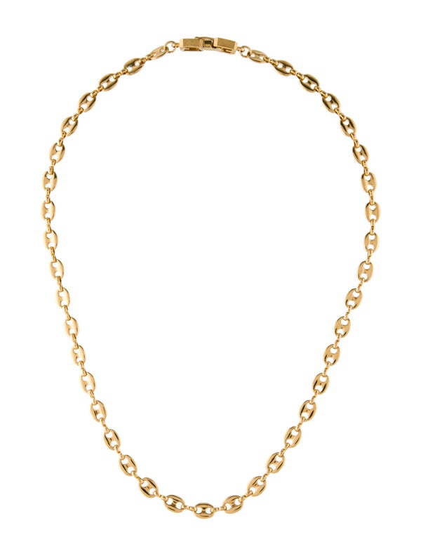 Givenchy Vintage Oval Chain Link Necklace