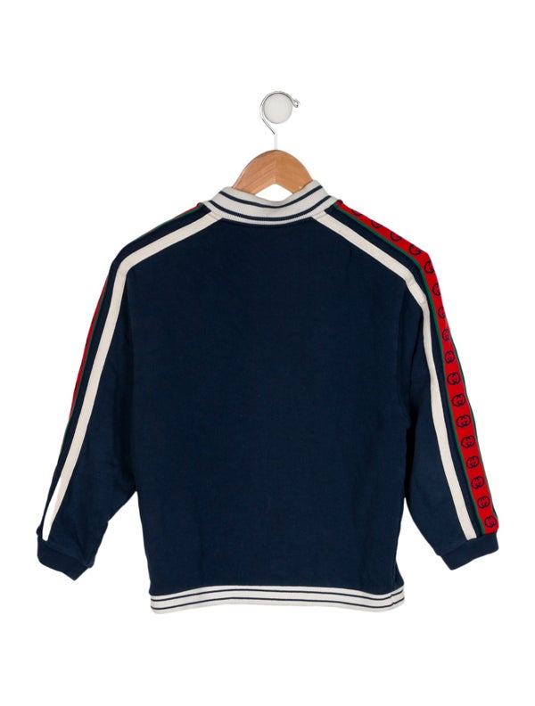 Gucci Boy's Logo Trimmed Bomber Jacket