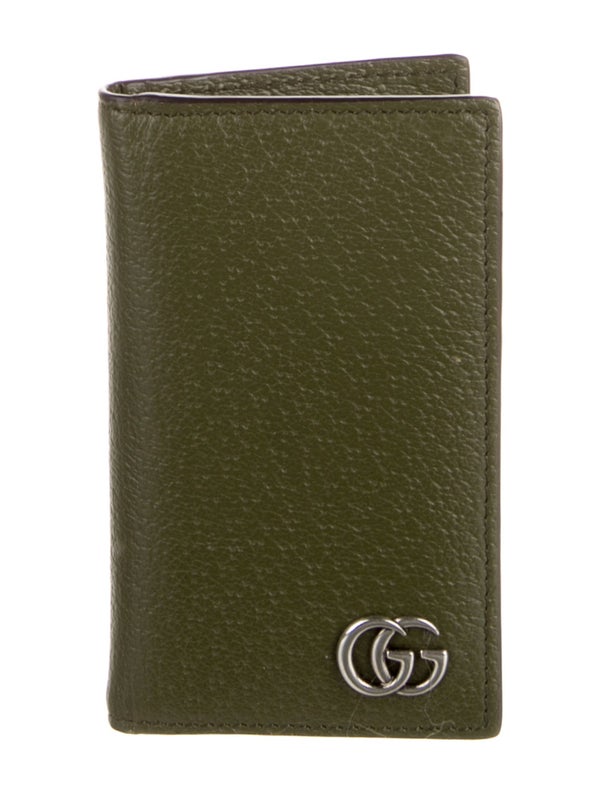 Gucci Double G Logo Leather Bifold Wallet