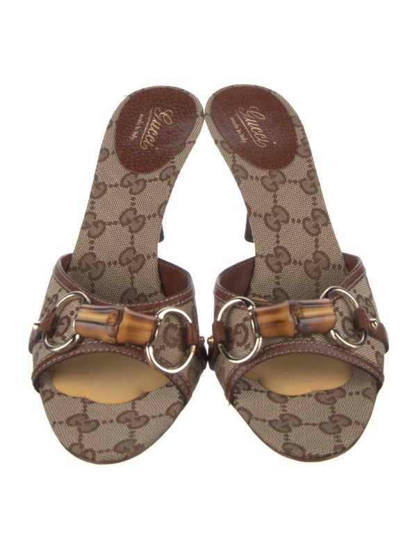 Gucci GG Canvas Canvas Slides