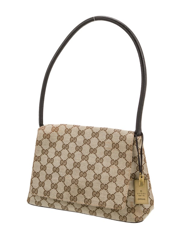 Gucci GG Canvas Shoulder Bag Vintage