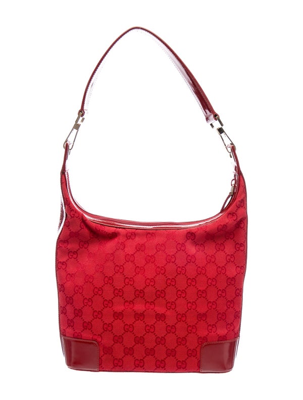 Gucci GG Canvas Shoulder Bag Vintage