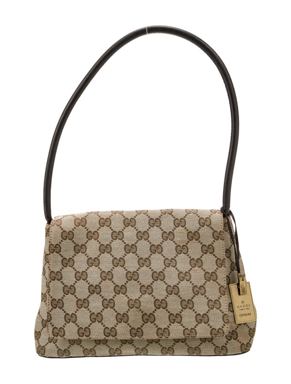 Gucci GG Canvas Shoulder Bag Vintage