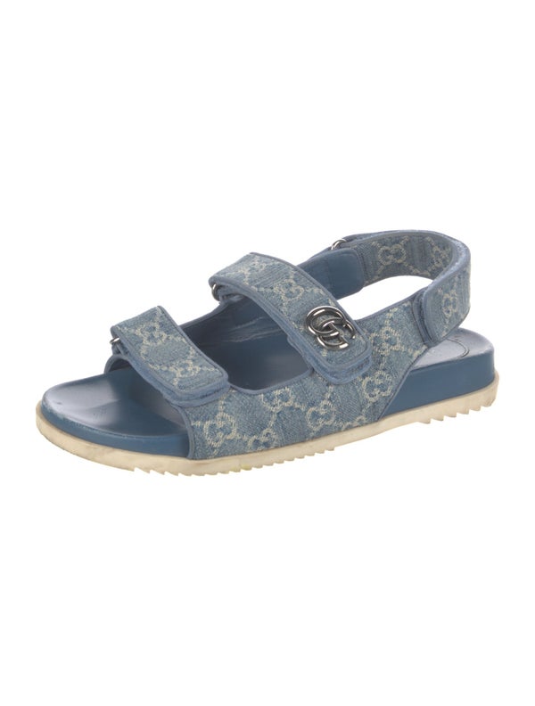 Gucci GG Denim Denim Slides