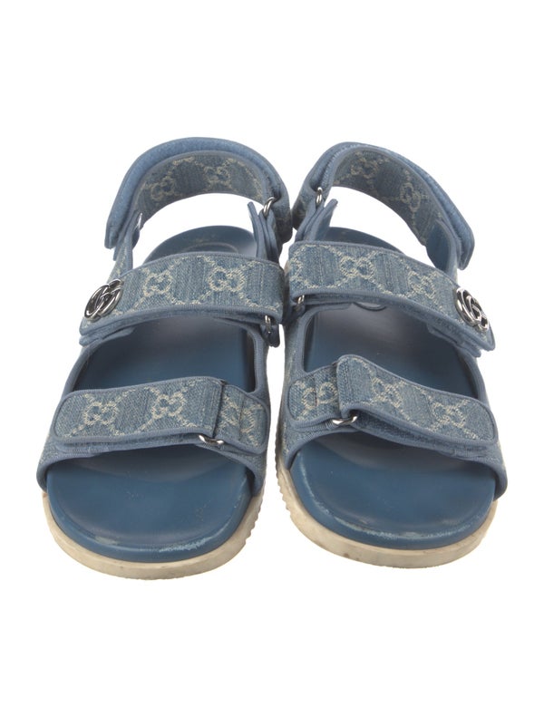 Gucci GG Denim Denim Slides