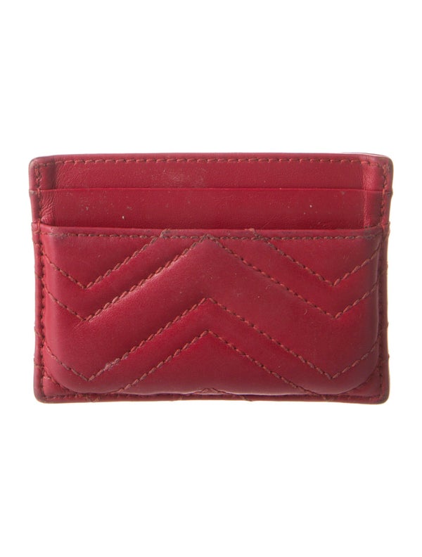 Gucci GG Marmont Matelassé Double G Logo Wallet