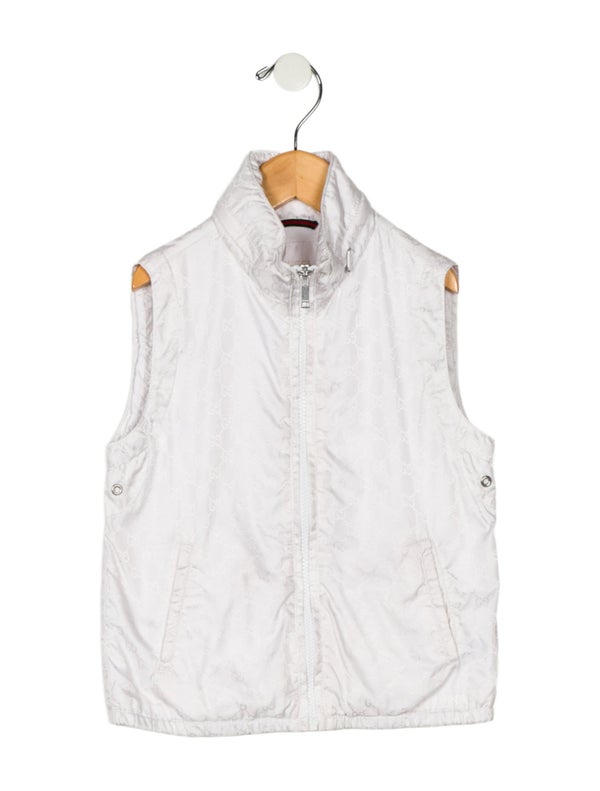 Gucci Girls' GG Nylon Hooded Vest