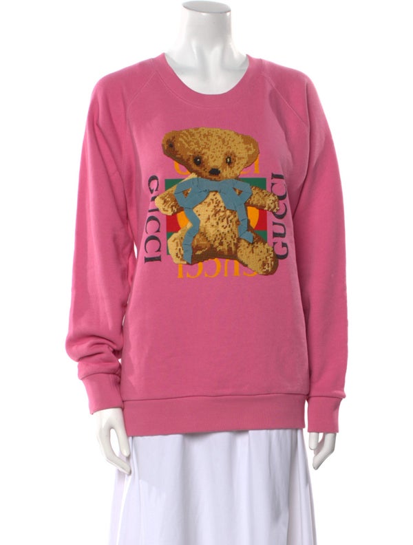 Gucci Graphic Print Crew Neck Sweatshirt