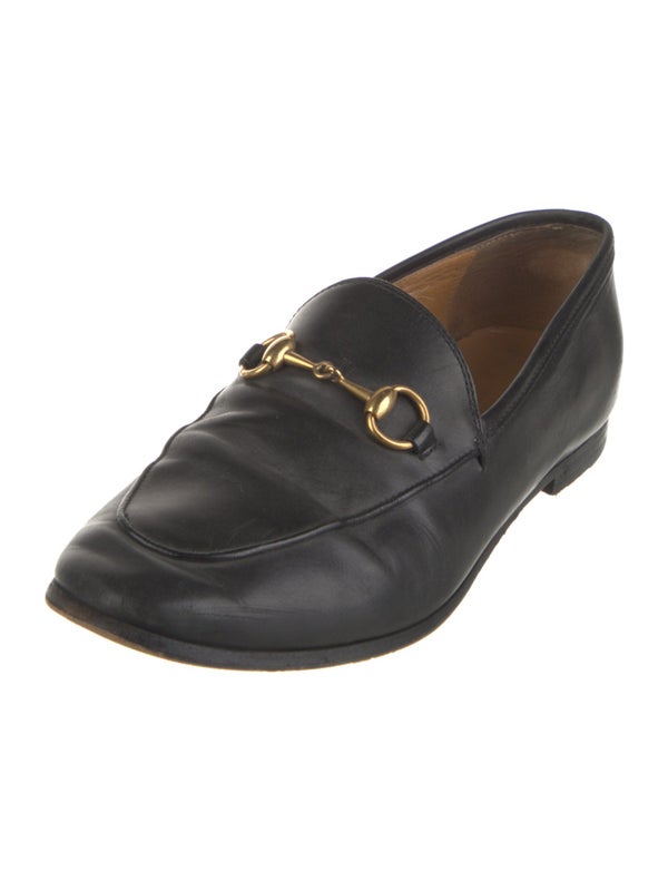 Gucci Horsebit Accent Leather Loafers