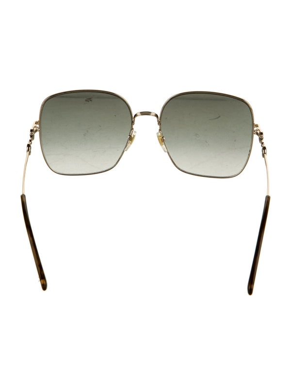 Gucci Horsebit Accent Oversize Sunglasses