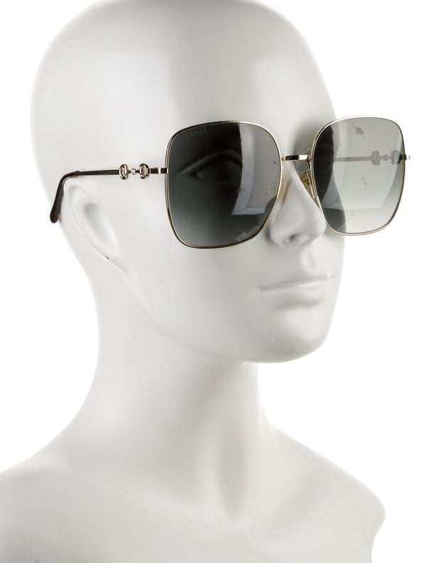 Gucci Horsebit Accent Oversize Sunglasses
