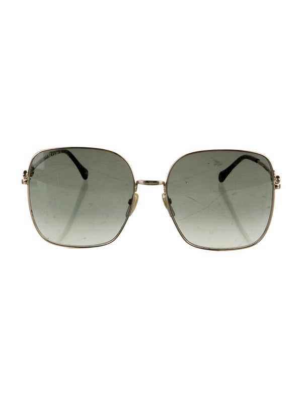Gucci Horsebit Accent Oversize Sunglasses