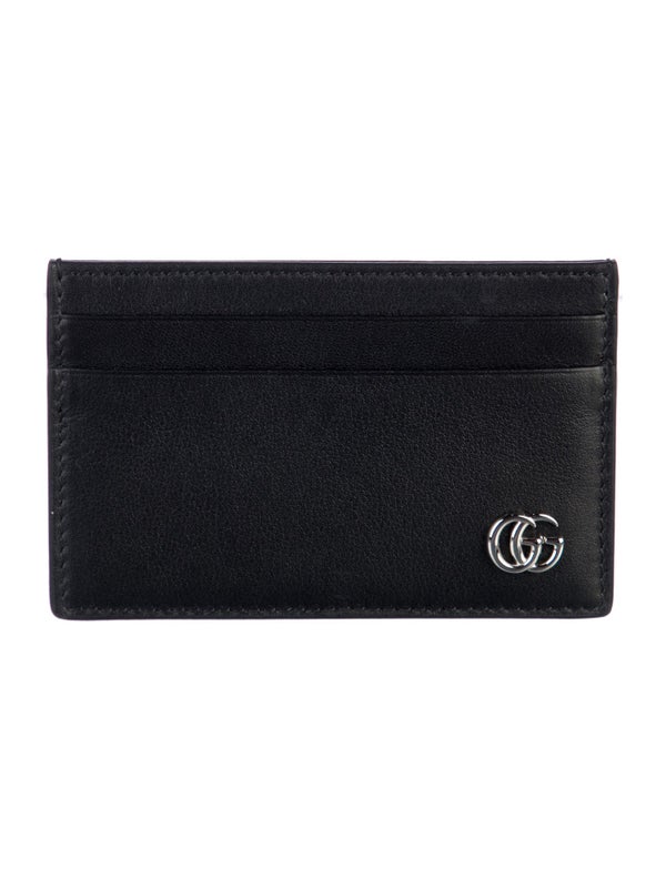 Gucci Interlocking G Logo Leather Card Holder