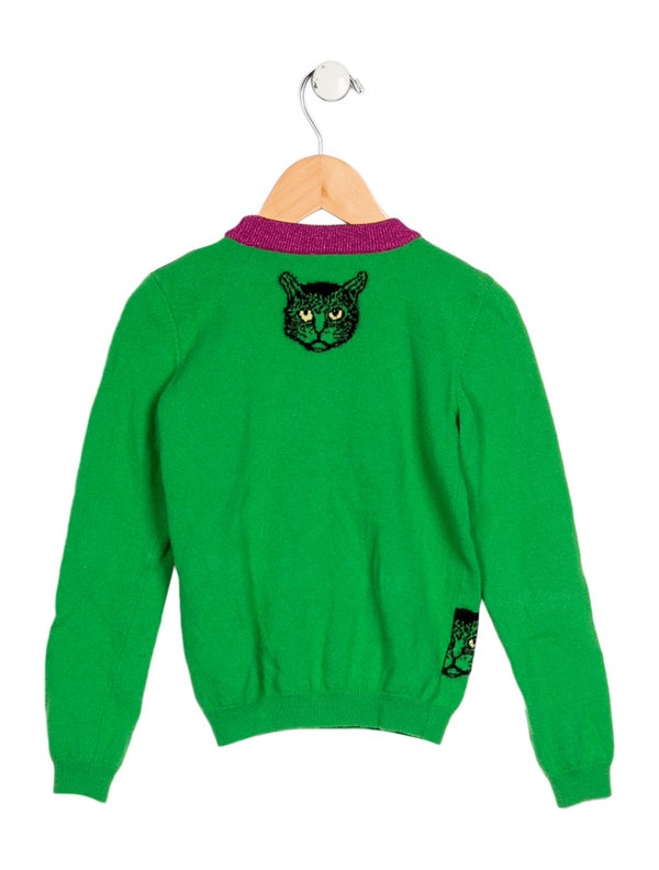 Gucci Kids Girls' Pattern Printed Sweater