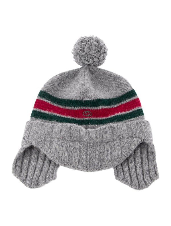 Gucci Kids' Web Wool Beanie