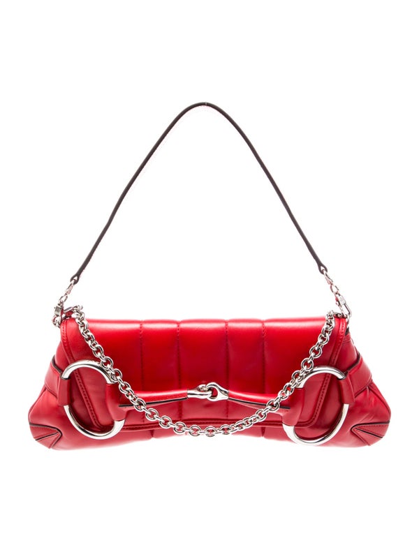 Gucci Lambskin Horsebit Chain Medium