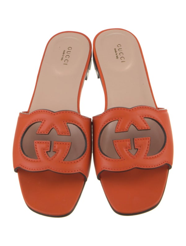 Gucci Leather Slides