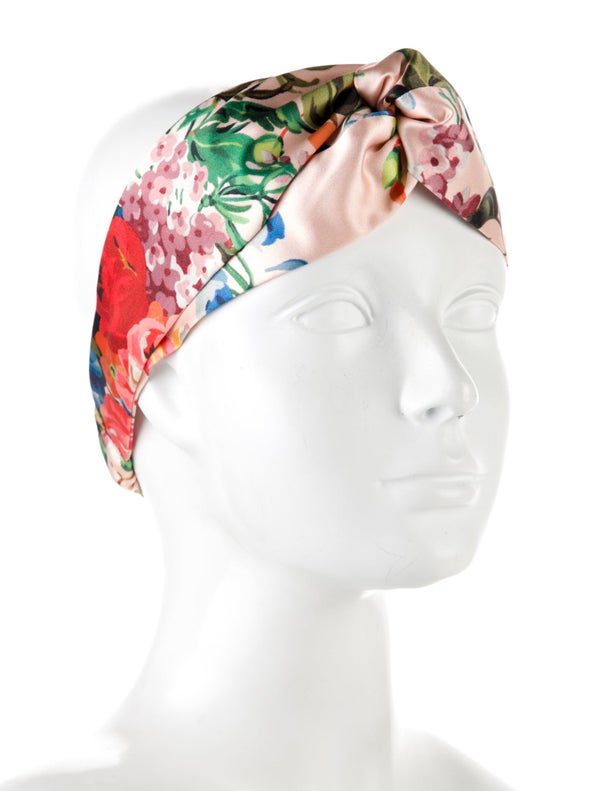 Gucci Pink Pattern Print Hair Band