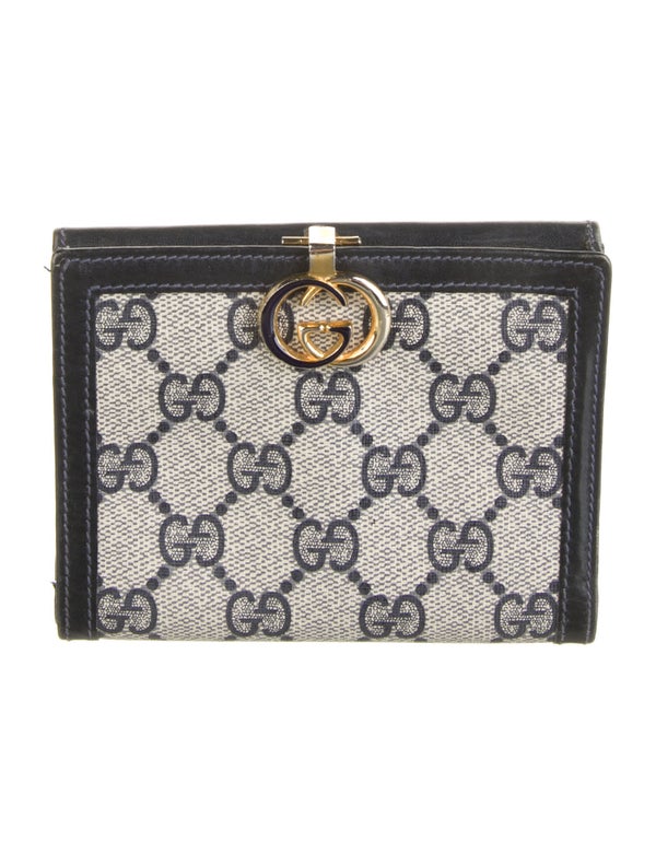 Gucci Vintage Interlocking G Logo French Purse