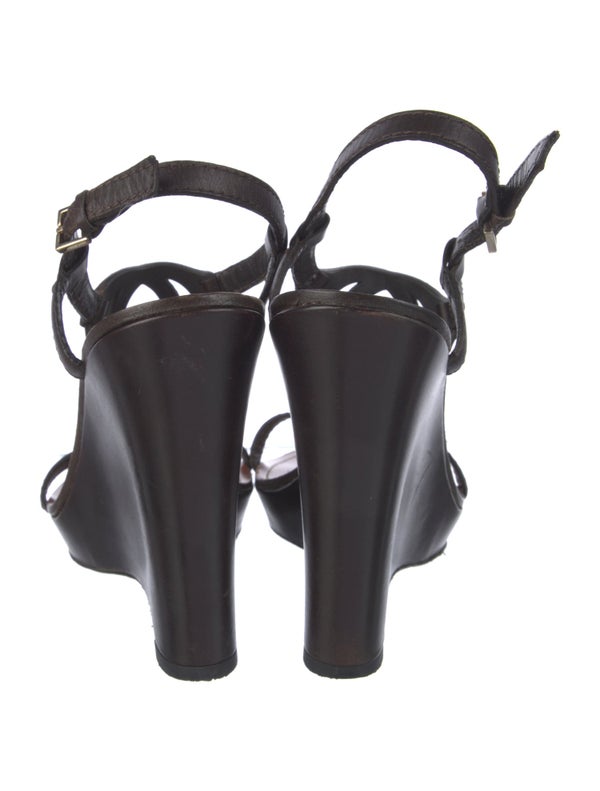 Gucci Vintage Interlocking G Logo T-Strap Sandals