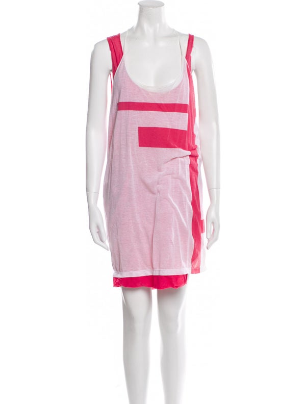 Helmut Lang Striped Mini Dress