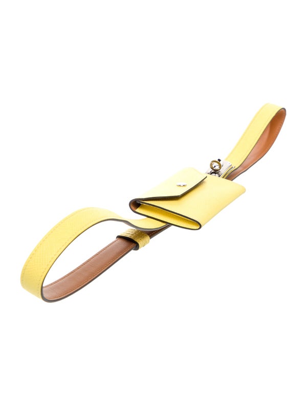 Hermès 18 Mm Epsom Leather Kelly Belt