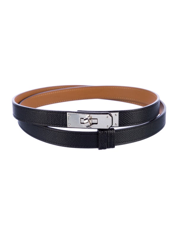 Hermès 18 mm Epsom Leather Kelly Belt