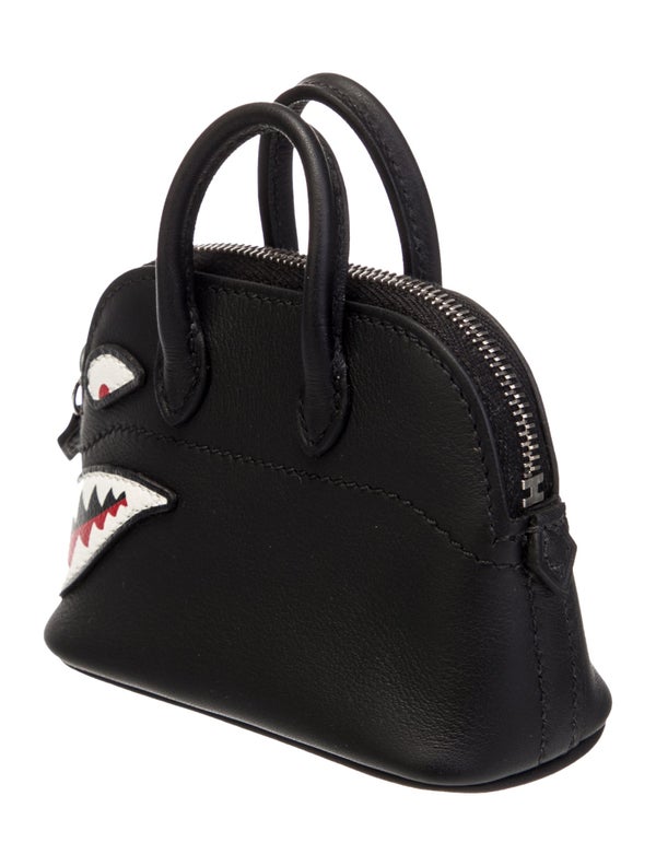 Hermès 2025 Swift Mini Bolide Shark Bag Charm