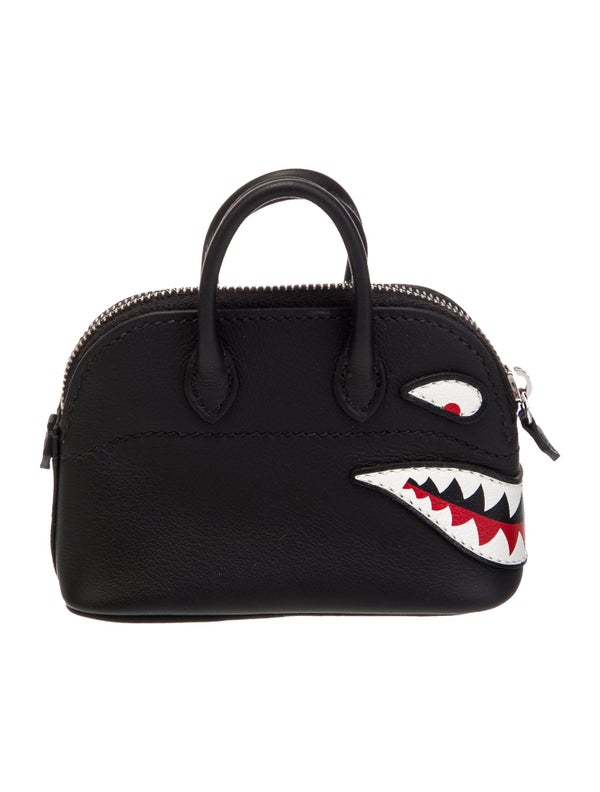 Hermès 2025 Swift Mini Bolide Shark Bag Charm
