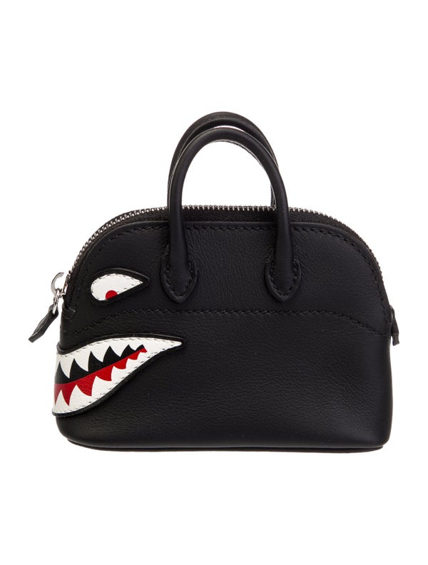 Hermès 2025 Swift Mini Bolide Shark Bag Charm