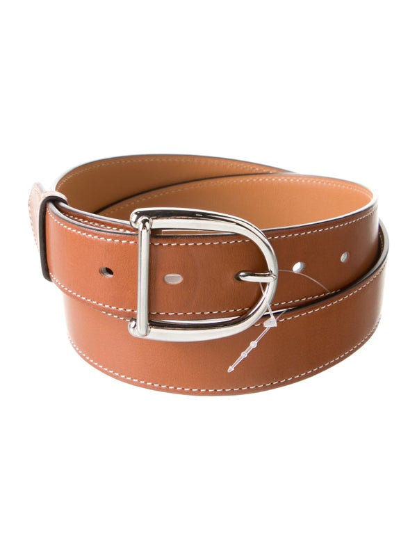 Hermès 32 Mm Box Leather Belt Strap Belt