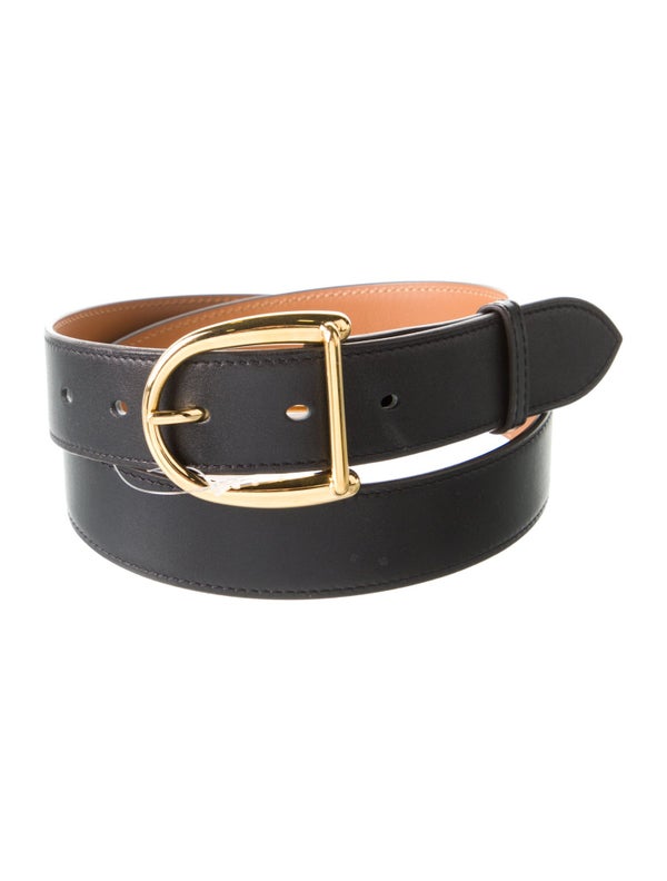 Hermès 32 Mm Box Leather Belt Strap Belt