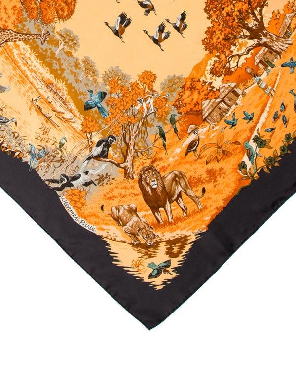 Hermès Africa Silk Scarf