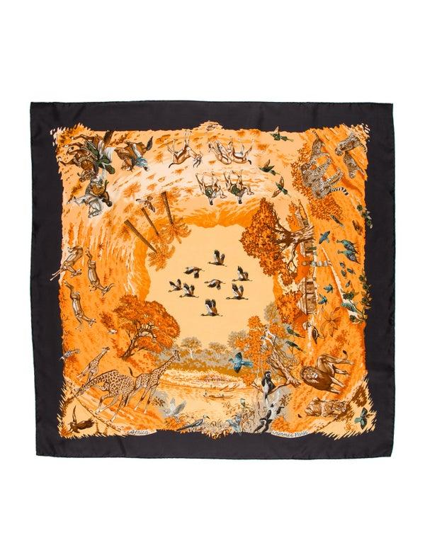 Hermès Africa Silk Scarf