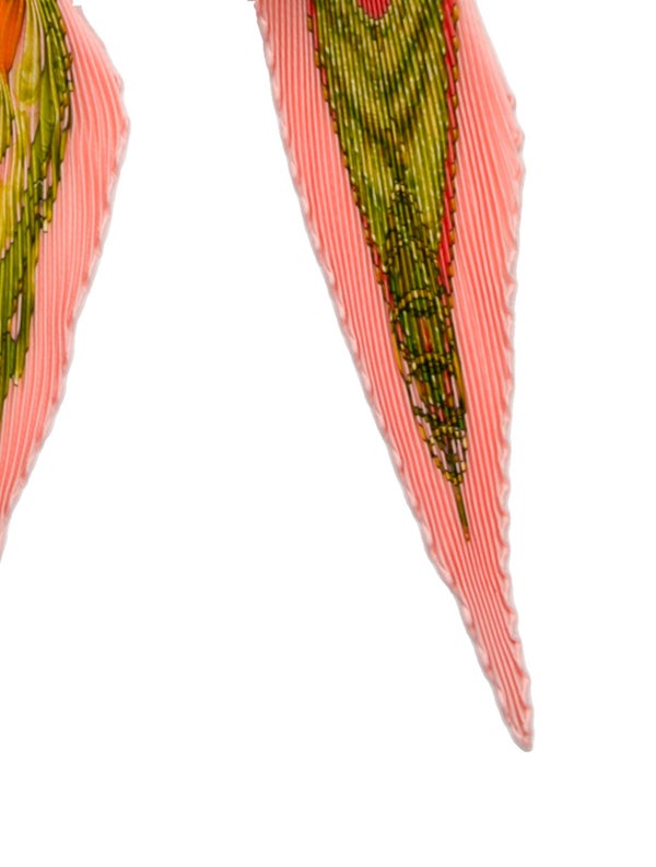 Hermès Au-delà Des Cinq Mers Silk Plissé Scarf