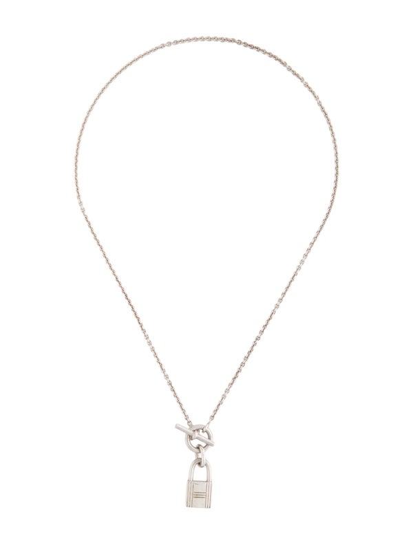 Hermès Cadenas Kelly Lock Pendant Necklace