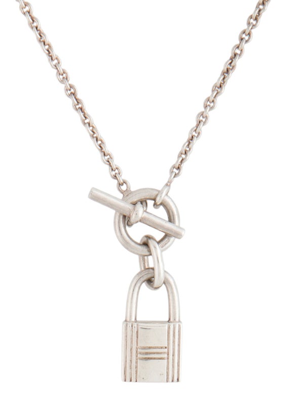 Hermès Cadenas Kelly Lock Pendant Necklace