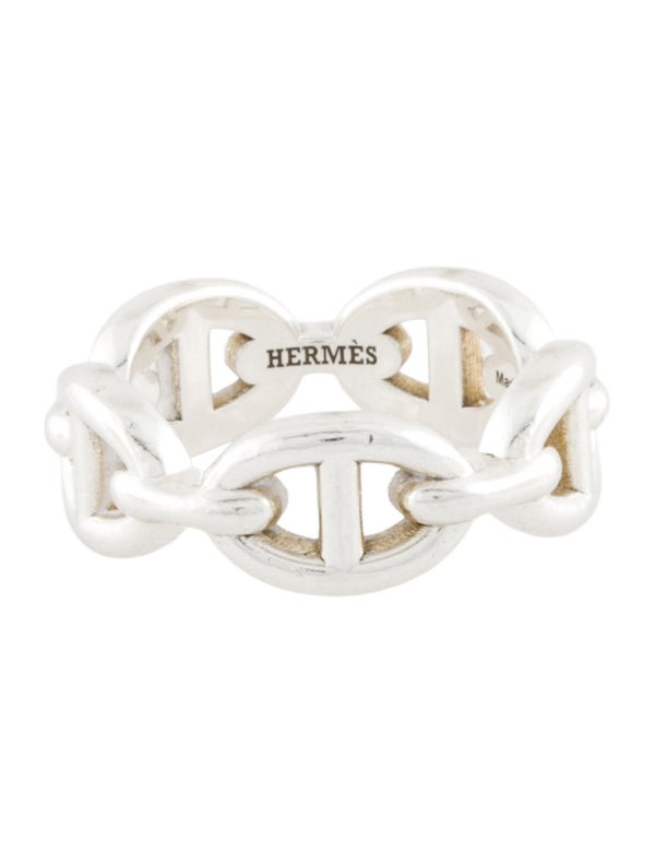 Hermès Chaine D'ancre Enchainee Ring Small Model