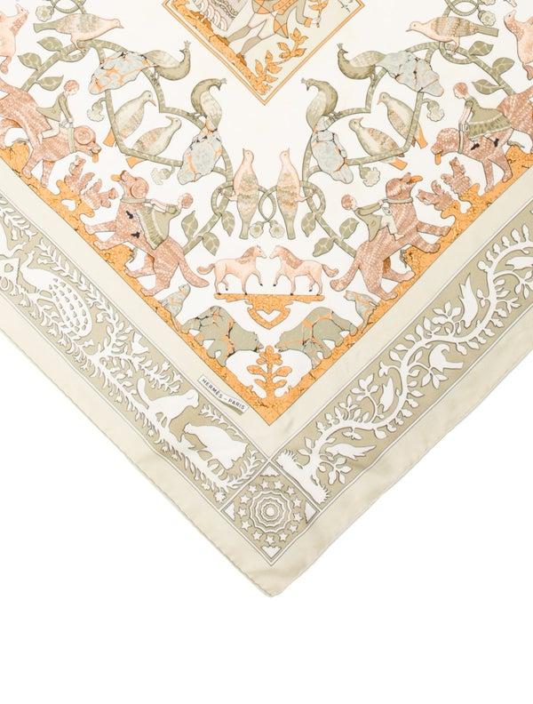 Hermès Early America Silk Scarf