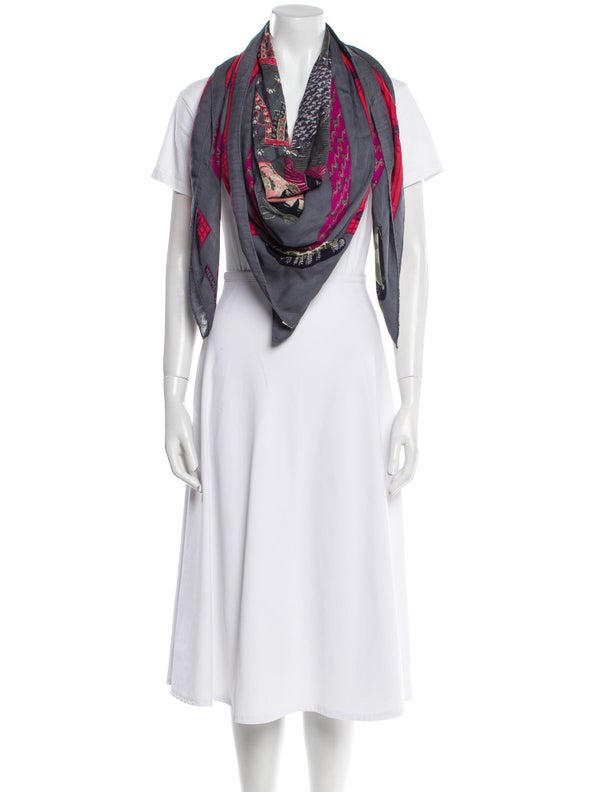 Hermès Kimonos Et Inros Cashmere Shawl