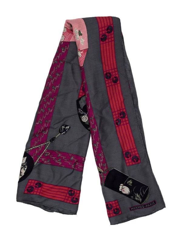 Hermès Kimonos Et Inros Cashmere Shawl