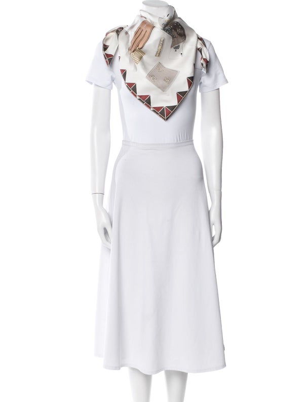 Hermès L'Heure Des Gants Silk Scarf