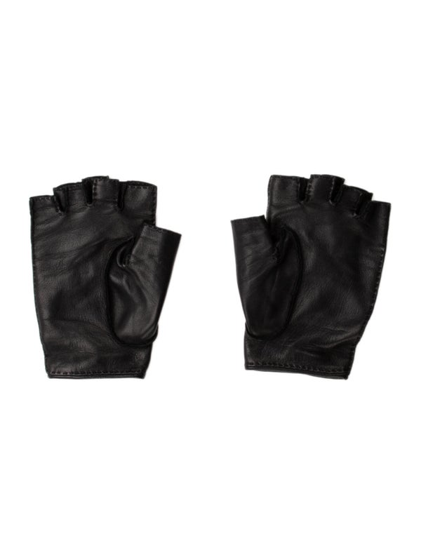 Hermès Lambskin Fingerless Gloves