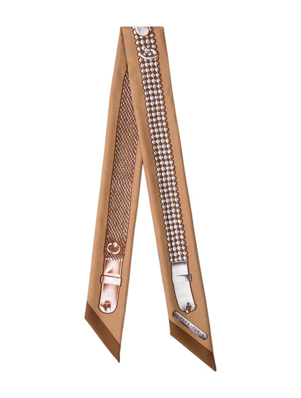 Hermès Le Tresor De Medor Silk Twilly Scarf