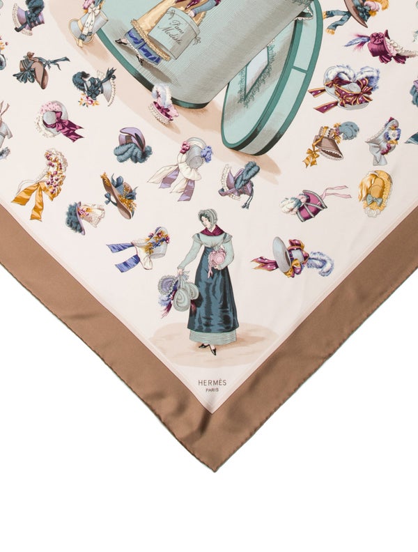 Hermès Paris Modiste Silk Scarf