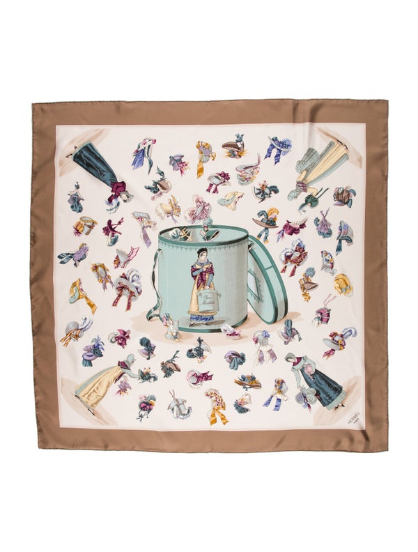 Hermès Paris Modiste Silk Scarf