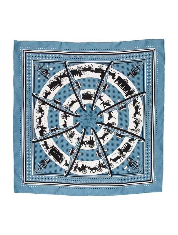 Hermès Paris qui Roule Silk Scarf