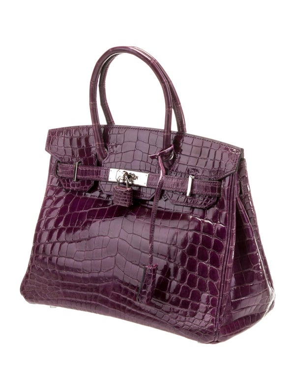 Hermès Shiny Niloticus Crocodile Birkin 30