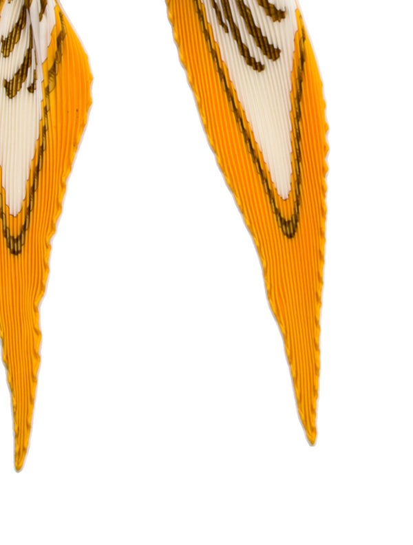 Hermès Tiger Royal Silk Plissé Scarf